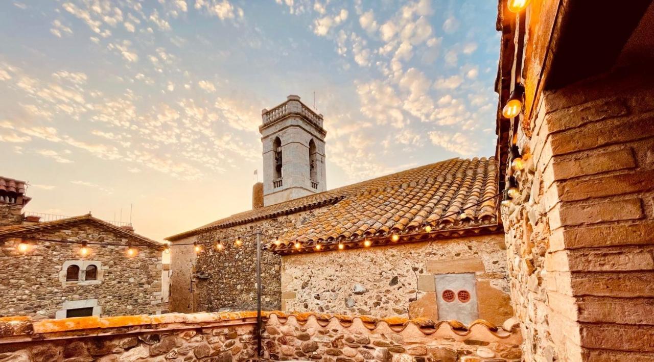 Autentica Casa Del Sxvii En La Costa Brava Cruilles ภายนอก รูปภาพ