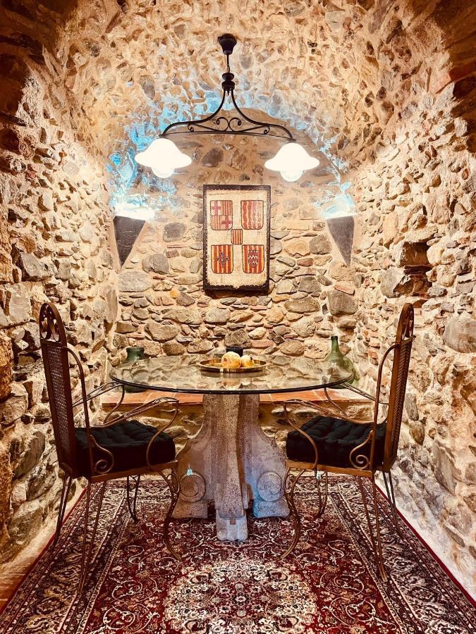 Autentica Casa Del Sxvii En La Costa Brava Cruilles ภายนอก รูปภาพ