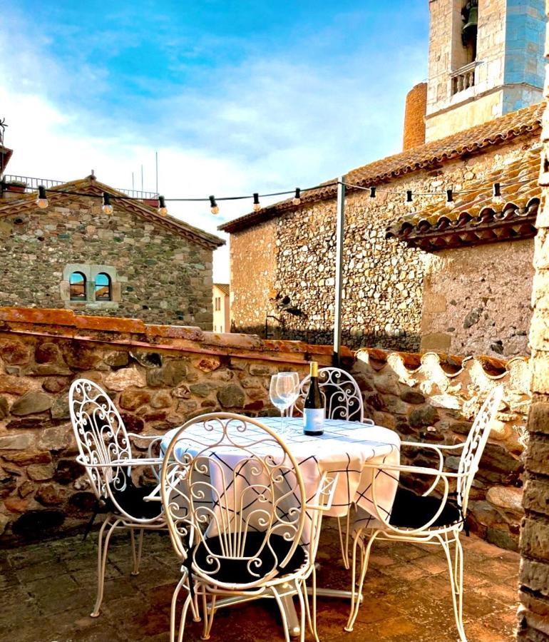 Autentica Casa Del Sxvii En La Costa Brava Cruilles ภายนอก รูปภาพ