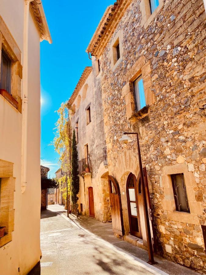 Autentica Casa Del Sxvii En La Costa Brava Cruilles ภายนอก รูปภาพ